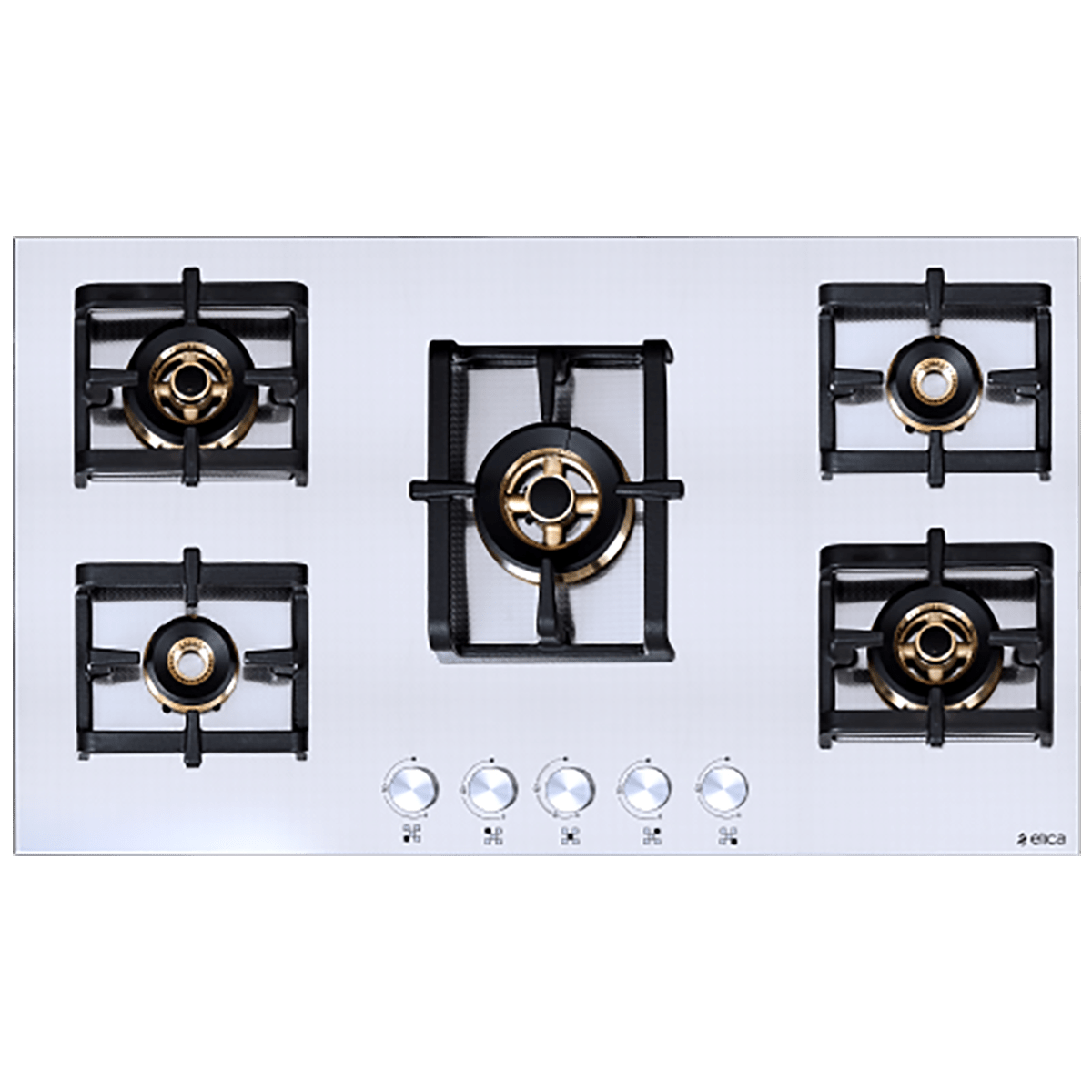 Buy Elica Inox Pro Fb Mfc B Mt Ffd Burner Automatic Electric Hob Round Metallic Knob